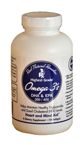 Picture of Highest Grade Omega 3's DHA 300 Mg + EPA 400 Mg